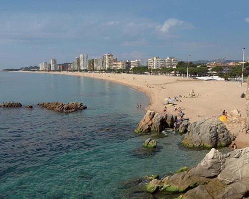 Encantador Piso En Primera Linea De Mar Platja d'Aro Exteriör bild